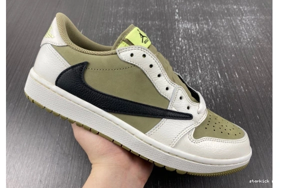 Scott Travis Olive Golf 1 Jordan Neutral Low FZ3124-200 Retro 0815